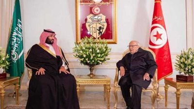 الرئيس التونسي يستقبل ولي العهد السعودي