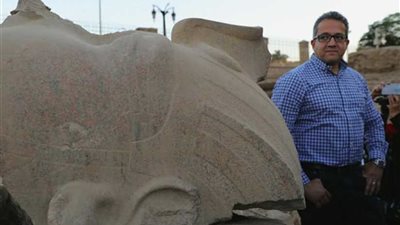 ترميم وتجميع آخر تماثيل رمسيس الثاني بـ