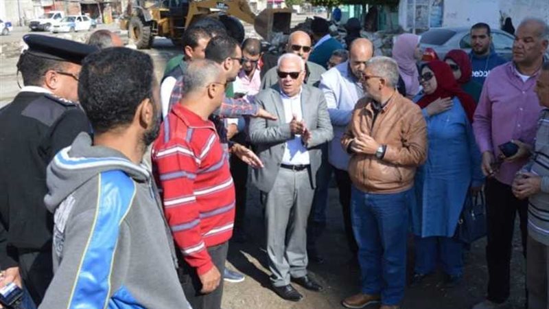 محافظ بورسعيد يتفقد