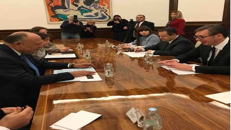 الرئيس الصربي يبحث