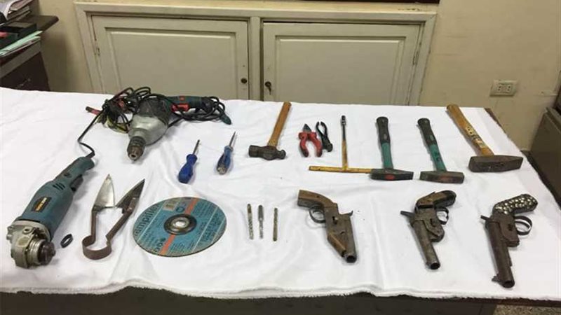 ضبط ورشة لتصنيع الأسلحة