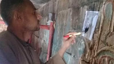 بدء أعمال ترميم وتطوير معبد إسنا بالأقصر