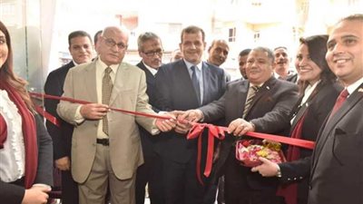 سكرتير عام أسيوط يشهد افتتاح فرع بنك مصر بمركز أبنوب..(صور)