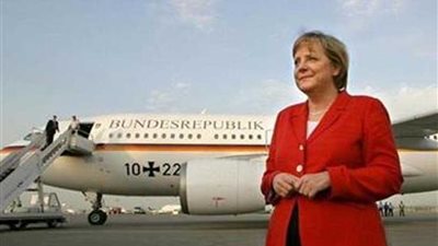 ميركل تستأنف رحلتها للأرجنتين عقب هبوط اضطراري لطائرتها