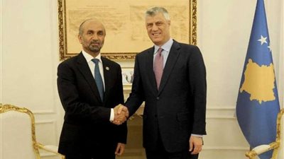 رئيس كوسوفو يمنح الجروان لقب «سفير للنوايا الحسنة»