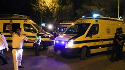 إصابة ضابط وسائق وراكب في حادث تصادم سيارة ميكروباص بقها