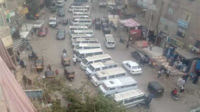 نقل موقف العمارة ببشتيل لتحقيق السيولة المرورية