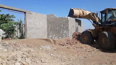 إزالة 50 حالة تعٍد على أراضٍ زراعية وأملاك دولة بمركز القوصية