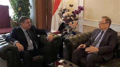 توفيق يبحث مع السفير الروسي تعزيز التعاون المشترك