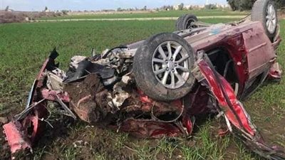 ميت حبيش تودع 2 من شبابها في حادث مروع بقطور