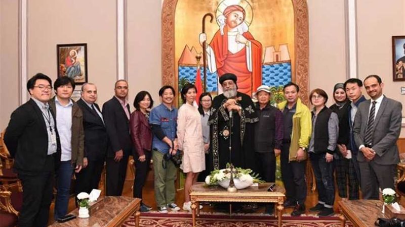 البابا تواضروس يستقبل