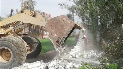 إزالة 20 حالة تعدٍّ على أراضٍ زراعية في أبوتيج.. (صور)
