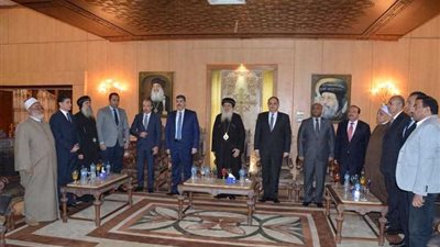 قيادات الغربية يهنئون الأنبا بولا لترقيته مطرانًا