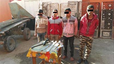 ضبط عصابة تسرق 