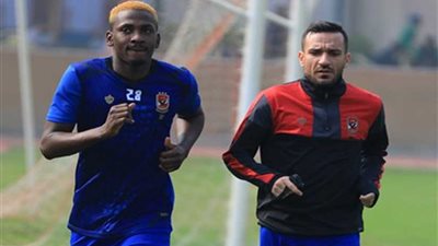 معلول وأجايي يظهران في مران الأهلي