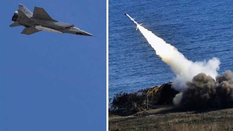 انطلاق صواريخ وطائرات