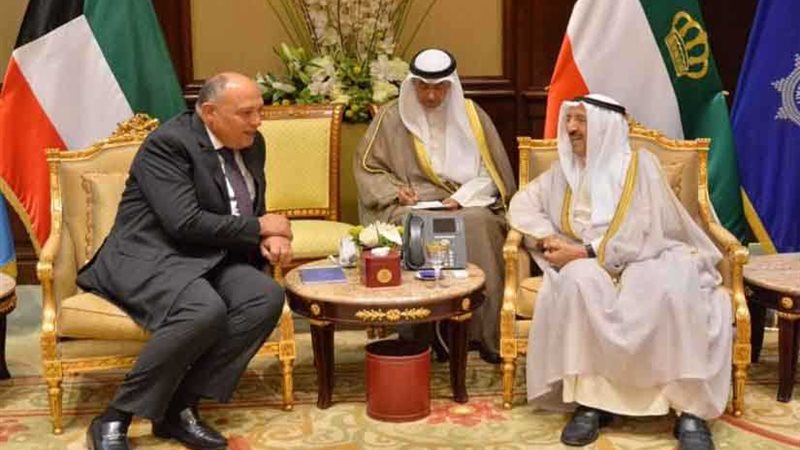 شكري وأمير الكويت