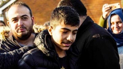 المتنمر على اللاجئ السوري في بريطانيا 