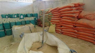 ضبط 2 طن أسمدة زراعية مدعمة قبل بيعها سوقا سوداء بالبحيرة