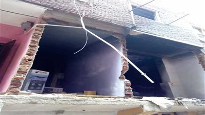 نيابة ثان شبرا الخيمة تعاين موقع انفجار أسطوانة بوتاجاز