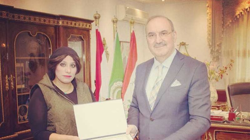 السفير العراقي يكرم