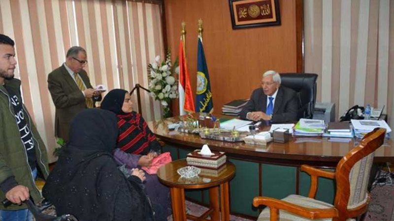 شاروبيم يستقبل المتبرعة