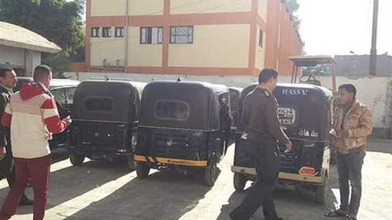 ضبط مركبات توك توك