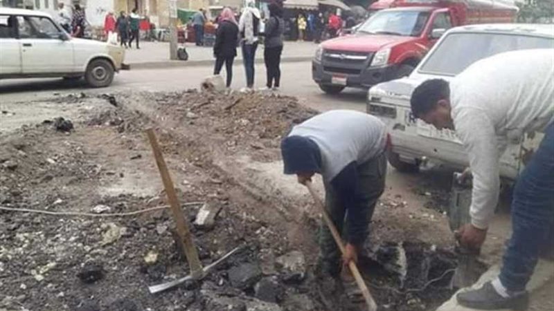 تنفيذ بالوعات جديدة