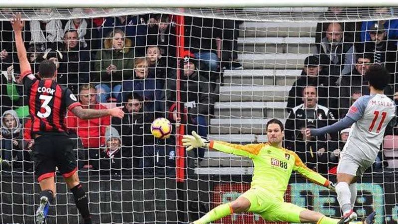 هدف محمد صلاح الأول