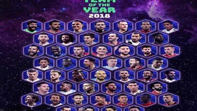 «صلاح» يُنافس 50 لاعبًا بقائمة التشكيل المثالي لعام 2018