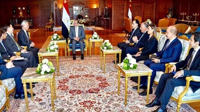 السيسى يلتقى رئيس