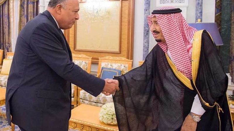 العاهل السعودي يستقبل