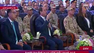 السيسي: ننفذ مشروعات على أعلى مستوى و