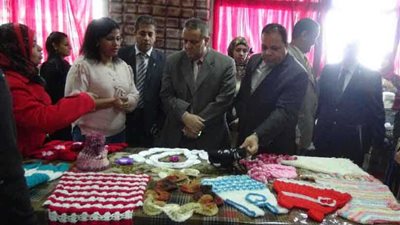 المعرض الأول لوحدة الابتكار وريادة الأعمال لمركز التعليم المهني المدمج بجامعة المنيا