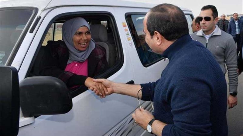 بالصور..الرئيس يتفقد