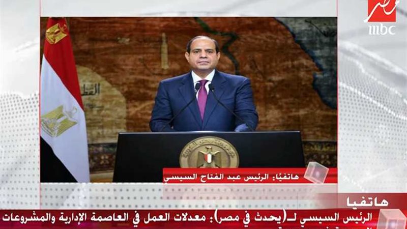 السيسي: مصر تسير