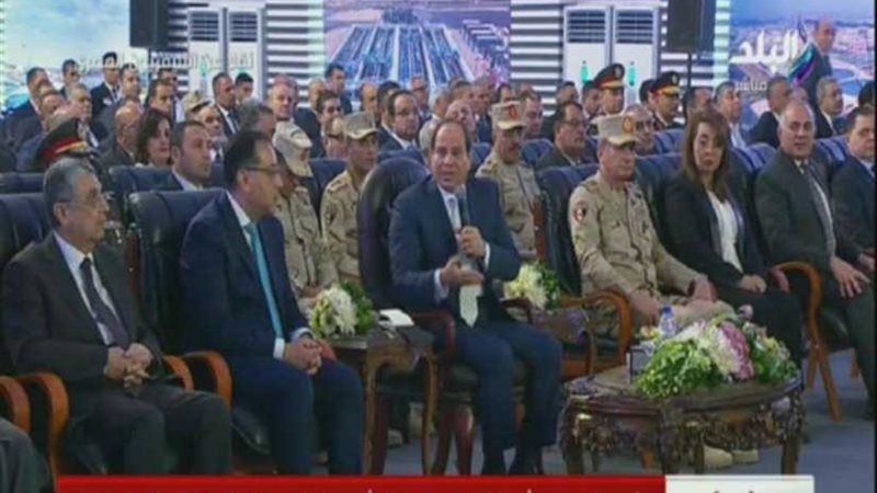 السيسي عن تسليم شقق