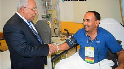 وصول الفوج الأول من الجرحى والمرضى اليمنيين للعلاج بمصر