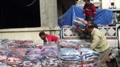 توزيع 798 بطانية للمستحقين من الأسر الأولى بالرعاية بالمنيا