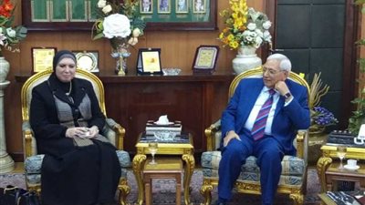 محافظ الدقهلية يستقبل رئيس جهاز تنمية المشروعات الصغيرة