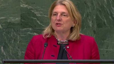 وزيرة خارجية النمسا : ندعم جهود الرئيس السيسي لتعزيز الاستقرار بالشرق الأوسط