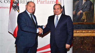 الرئيس السيسي يزور برلمان النمسا