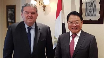 وزير قطاع الأعمال يستقبل مدير الأمم المتحدة للتنمية الصناعية 