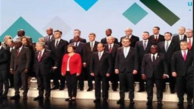 صور جماعية للرئيس السيسي وزعماء الدول المشاركة بالمنتدى الأفريقى الأوروبى بفيينا