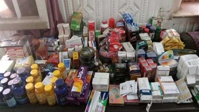 ضبط أدوية مهربة داخل صيدلية بسندوب