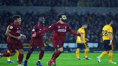 ‎الشوط الأول.. «صلاح» يُسجل هدف تقدم ليفربول على ولفرهامبتون.. وينفرد بصدارة الهدافين