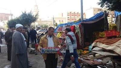 حملة مكبرة لإزالة الإشغالات بشوارع كفر الشيخ