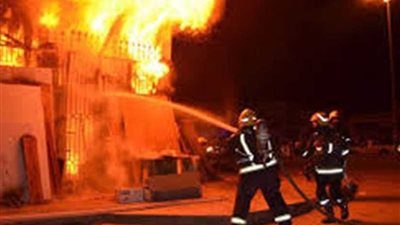 هيئة البترول: حريق بمخزن وقود غير مرخص بمنطقة السلام