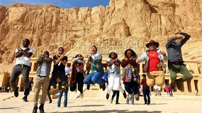 حتشبسوت تستقبل الوفود المشاركة في المنتدى العربي الإفريقي بالأقصر