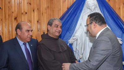 قنصوة يهنئ طائفة اللاتين الكاثوليك بعيد الميلاد المجيد